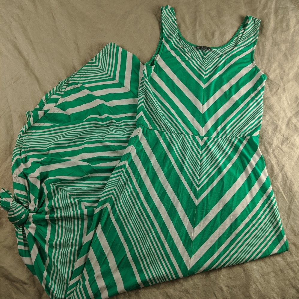 Fitted Maxi Dress-Ankle Length